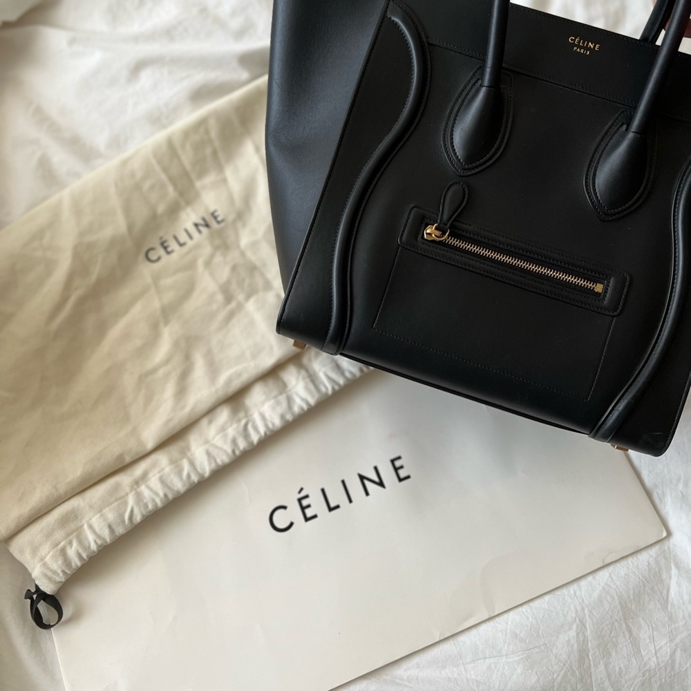 CELINE MINI LUGGAGE HANDBAG